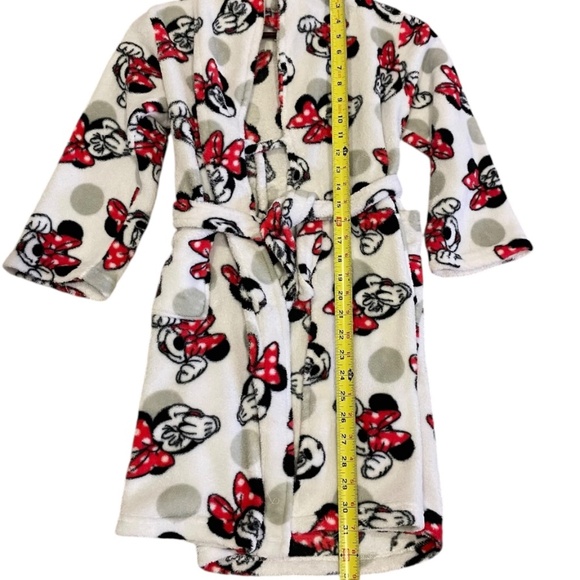 Disney’s Minnie Mouse Girls Robe SZ 8 - Picture 3 of 7